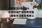 陕西天汉1号2024年债权资产城投债定融（西安天汉置业有限公司）