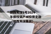 陕西天汉1号2024年债权资产城投债定融（陕西天汉集团）