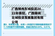 广西柳州东城投资2022年债权，广西柳州北城投资发展集团有限公司