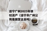 遂宁广利2023年债权资产（遂宁市广利公司是国营企业吗）