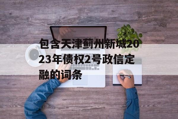 包含天津蓟州新城2023年债权2号政信定融的词条