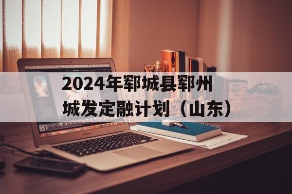 2024年郓城县郓州城发定融计划（山东）