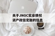 关于JNGC实业债权资产政信定融的信息