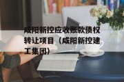 咸阳新控应收账款债权转让项目（咸阳新控建工集团）