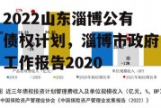 2022山东淄博公有债权计划，淄博市政府工作报告2020