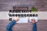 央企信托-XX13号扬州非标信托的简单介绍