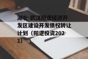 湖北-武汉阳逻经济开发区建设开发债权转让计划（阳逻投资2021）