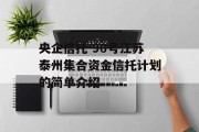 央企信托-96号江苏泰州集合资金信托计划的简单介绍